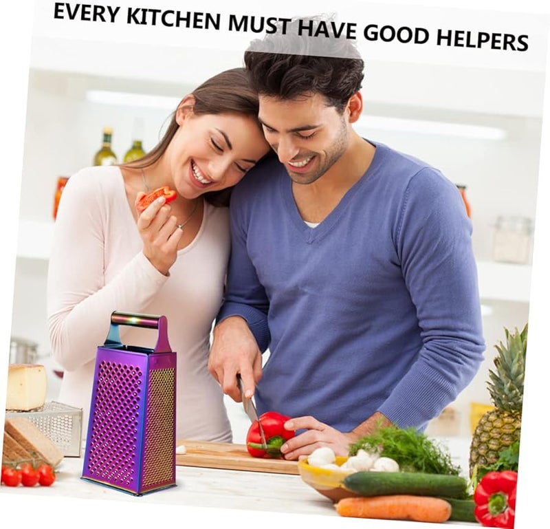 Stainless Steel Box Grater for Effortless Vegetable Slicing Shredding Potatoes Carrots Cucumbers - Image 5